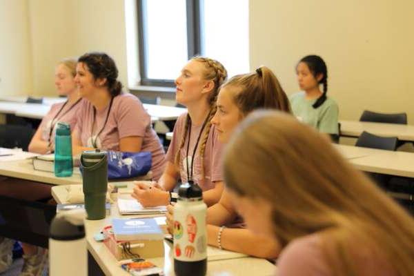 Students in class during BCYC Immersion